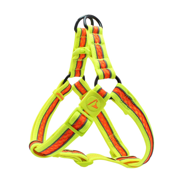 Arnés para perro DOCO Lunar tipo step-in, de malla doble transpirable con vivos reflejantes