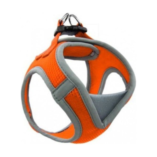Arnés tipo chaleco para perro DOCO Athletica Quick Fit V, de malla con cuello en V y vivos reflejantes