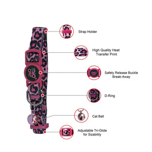 COLLAR PARA GATO DE NYLON ESTAMPADO DOCO