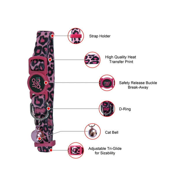 COLLAR PARA GATO DE NYLON ESTAMPADO DOCO