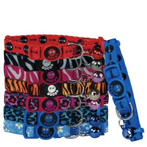 COLLAR PARA GATO DE NYLON ESTAMPADO DOCO