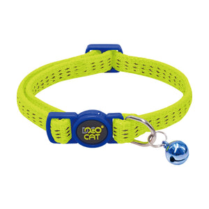 Collar para gato DOCO Puffy de nylon acolchado con hebilla de seguridad y cascabel