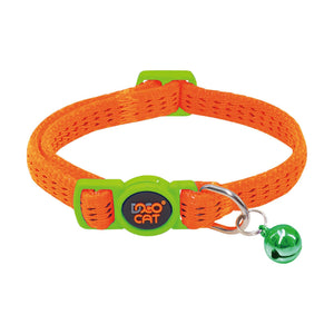 Collar para gato DOCO Puffy de nylon acolchado con hebilla de seguridad y cascabel