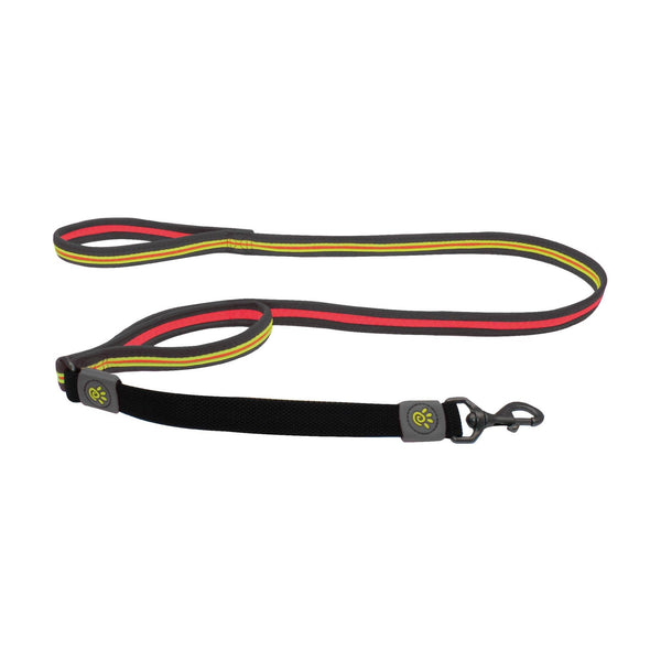 Correa para perro DOCO Solar con amortiguador bungee y doble asa, 1.5 m