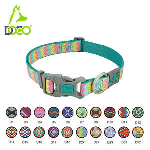 COLLAR TEJIDO PARA PERRO ESTAMPADO DOCO