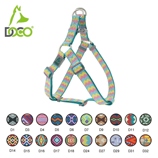 ARNES PARA PERRO TEJIDO ESTAMPADO DOCO