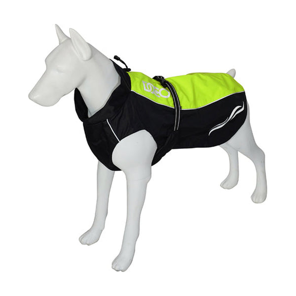 Impermeable para perro DOCO reflejante, cortavientos y con forro de malla