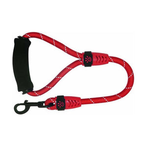 Correa corta para perro DOCO de cuerda reflejante con asa ErgoCurve de espuma, 50 cm