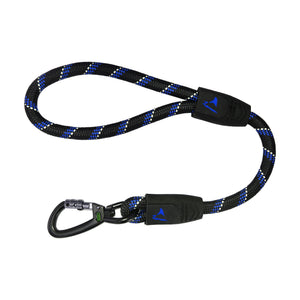 Correa corta para perro DOCO de cuerda reflejante con asa de goma, 50 cm