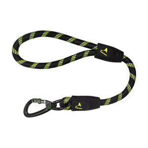 Correa corta para perro DOCO de cuerda reflejante con asa de goma, 50 cm