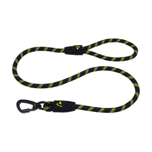 Correa para perro DOCO de cuerda reflejante con asa de goma y mosquetón Click & Lock