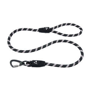 Correa para perro DOCO de cuerda reflejante con asa de goma y mosquetón Click & Lock