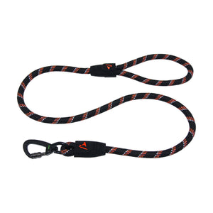 Correa para perro DOCO de cuerda reflejante con asa de goma y mosquetón Click & Lock