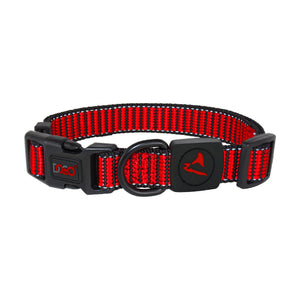 Collar para perro DOCO Martini Bean de nylon tejido con costuras reflejantes