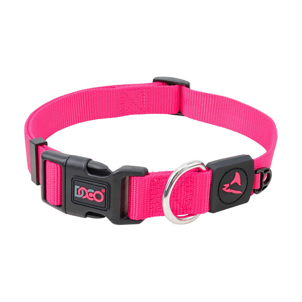 Set de collar y correa para perro DOCO Signature de nylon, correa de 1.2 m