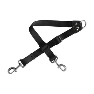Acoplador doble para correa de perro DOCO Signature de nylon, ajustable