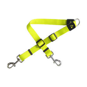Acoplador doble para correa de perro DOCO Signature de nylon, ajustable