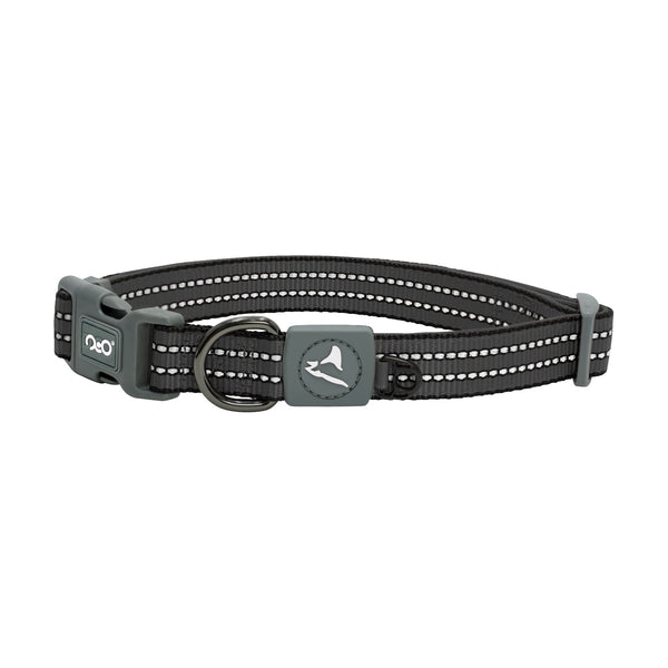 Collar para perro DOCO Vario de nylon reflejante con argolla en D