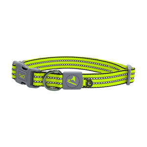 Collar para perro DOCO Vario de nylon reflejante con argolla en D