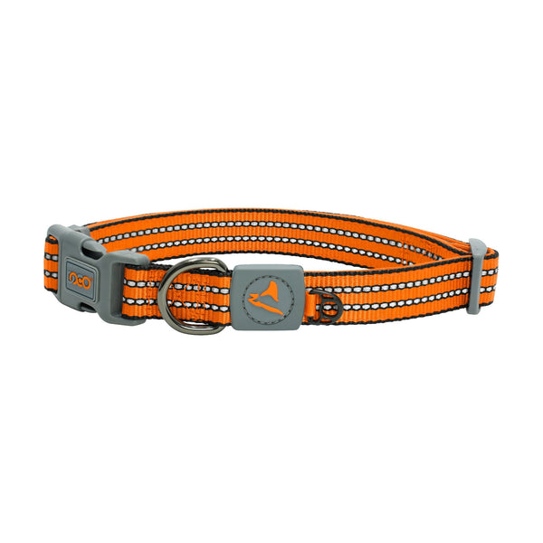 Collar para perro DOCO Vario de nylon reflejante con argolla en D