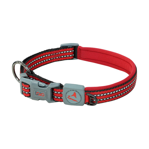 Collar para perro DOCO Vario reflejante con argolla en O de seguridad