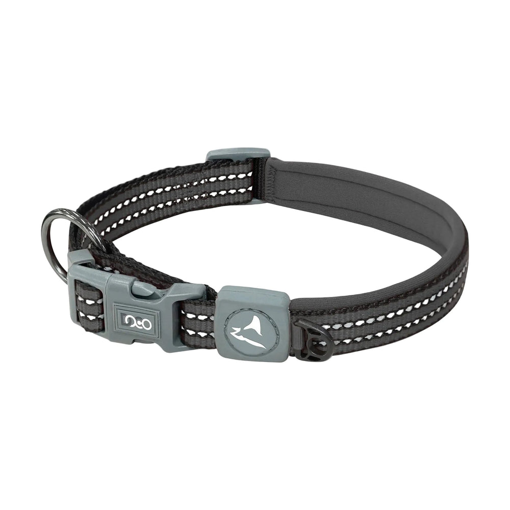 Collar para perro DOCO Vario reflejante con argolla en O de seguridad