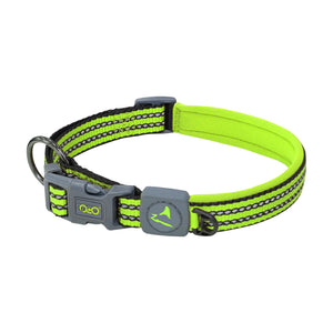 Collar para perro DOCO Vario reflejante con argolla en O de seguridad