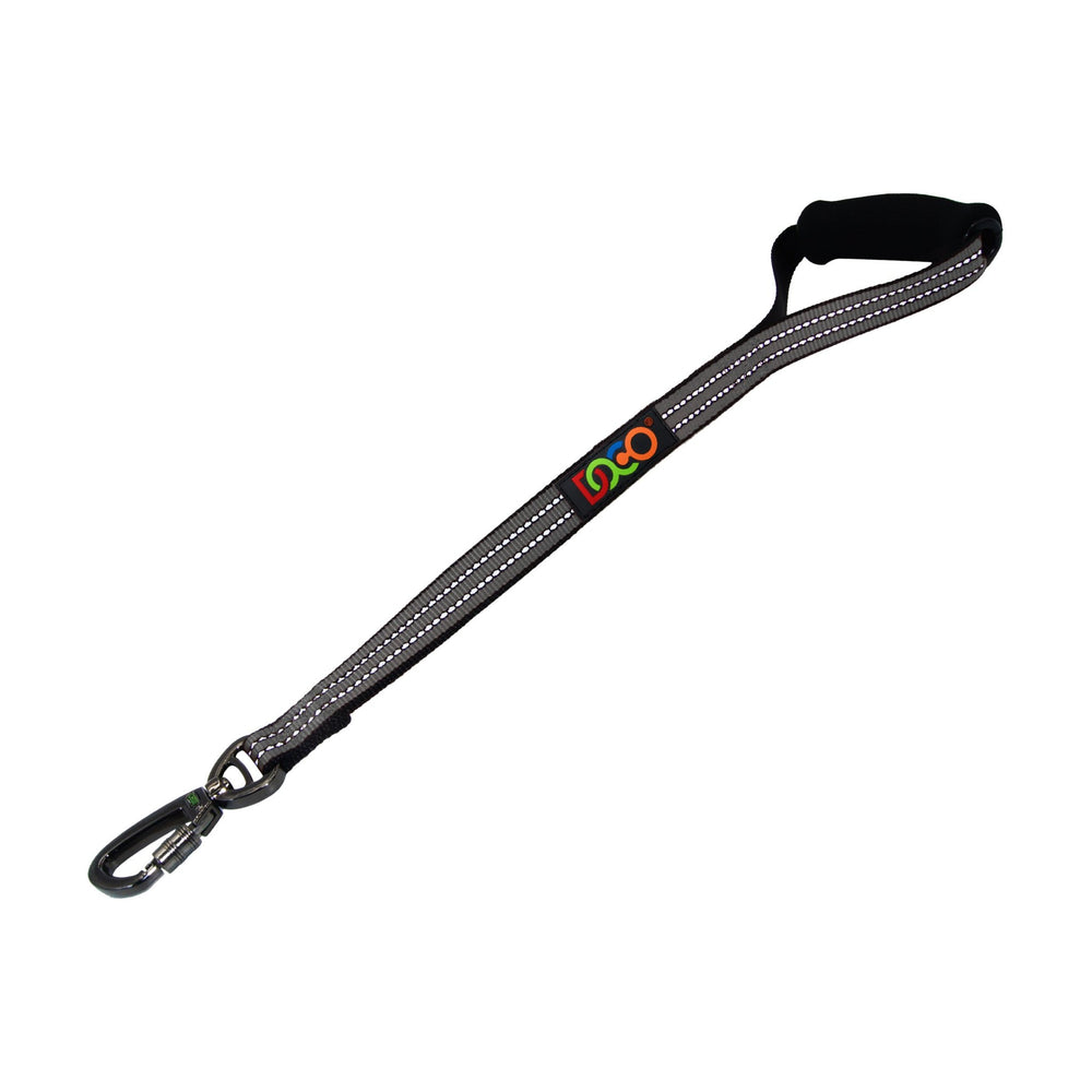 Correa corta para perro DOCO Vario ErgoCurve reflejante con asa de espuma, 51 cm