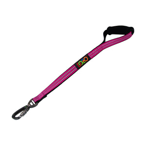 Correa corta para perro DOCO Vario ErgoCurve reflejante con asa de espuma, 51 cm