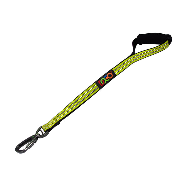 Correa corta para perro DOCO Vario ErgoCurve reflejante con asa de espuma, 51 cm