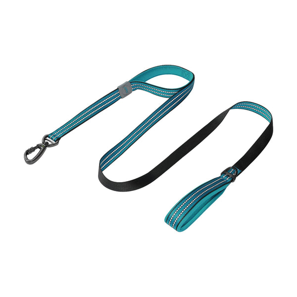 Correa para perro DOCO Vario de doble asa con neopreno y costuras reflejantes, 1.8 m
