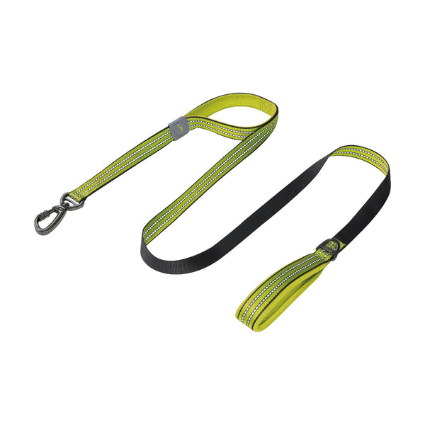 Correa para perro DOCO Vario de doble asa con neopreno y costuras reflejantes, 1.8 m