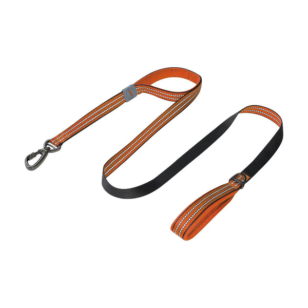 Correa para perro DOCO Vario de doble asa con neopreno y costuras reflejantes, 1.8 m