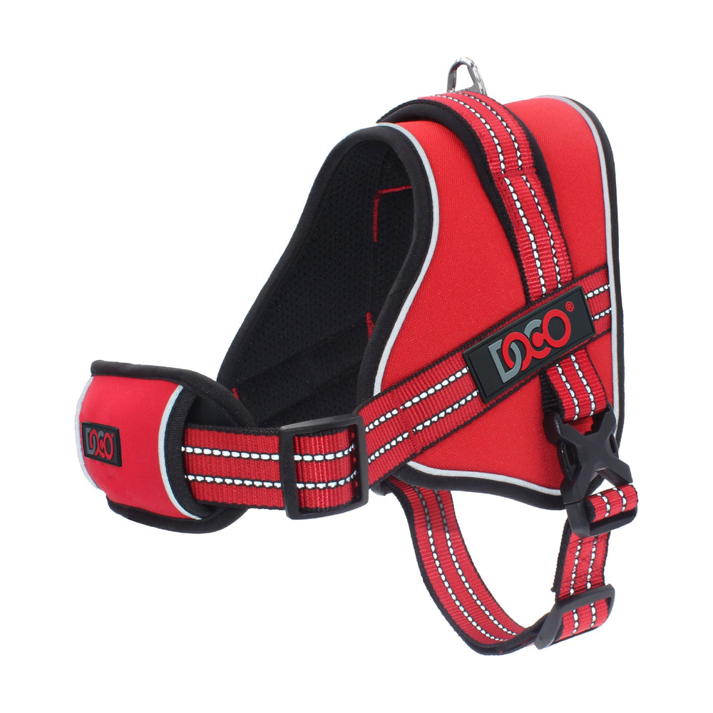 Arnés tipo chaleco para perro DOCO Power Harness de tela Oxford y malla, reflejante