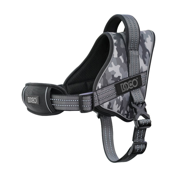 Arnés tipo chaleco para perro DOCO Power Harness de tela Oxford y malla, reflejante