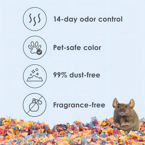 SUSTRATO DE PAPEL CLEAN & COZY CONFETTI 24.6L KAYTEE