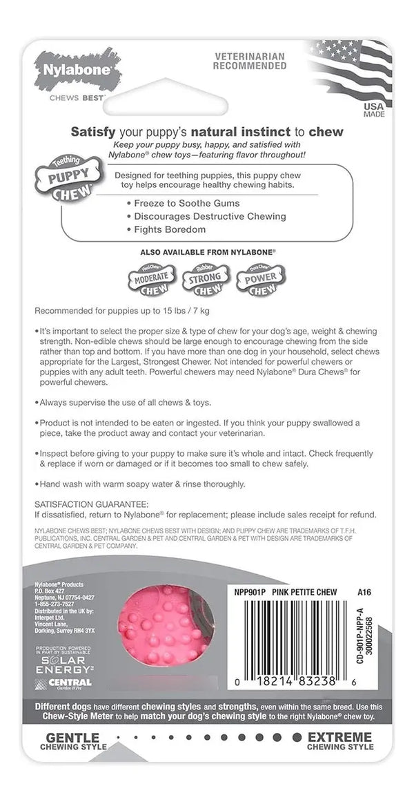 JUEGUETE HUESO ROSA NYLABONE