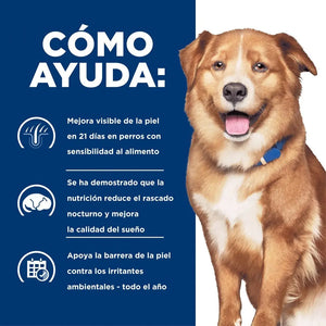 ALIMENTO SECO VETERINARIO PARA ALERGIAS DERM COMPLETE 2.9 KG HILLS