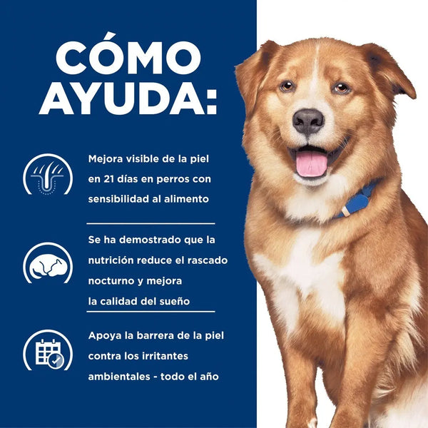 ALIMENTO SECO VETERINARIO PARA ALERGIAS DERM COMPLETE 2.9 KG HILLS