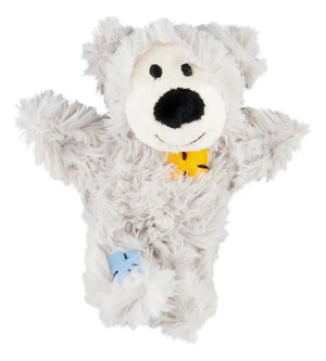 KONG EXTRA-SMALL CUTE BEAR PET PLUSH WITH INTERNAL ROPE