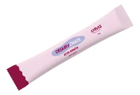 ALIMENTO HUMEDO PARA GATO CON SABOR ATUN SNACK CREAMY LOPETS