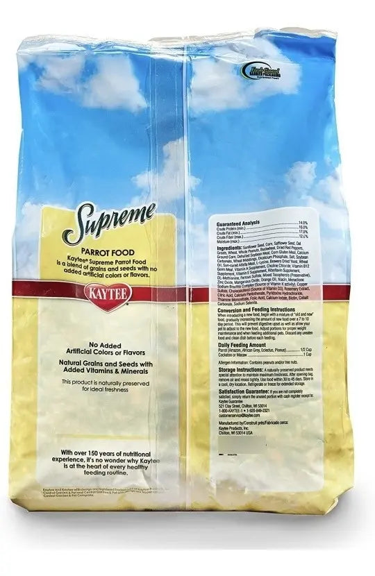 ALIMENTO PARA AVES SUPREME PERICO KAYTEE