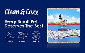 SUSTRATO DE PAPEL CLEAN & COZY AZUL 24.6 L KAYTEE
