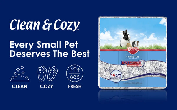 SUSTRATO DE PAPEL CLEAN & COZY AZUL 24.6 L KAYTEE