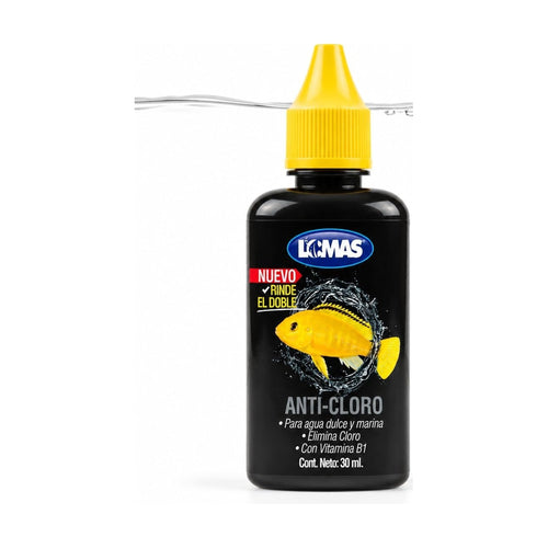 Lomas Anti-Cloro con vitamina B1 acondicionador de agua para acuario
