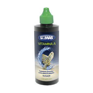 Lomas vitamina A en gotas para tortugas, preventivo contra edema en párpados