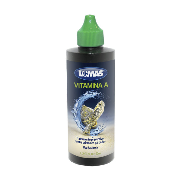 Lomas vitamina A en gotas para tortugas, preventivo contra edema en párpados