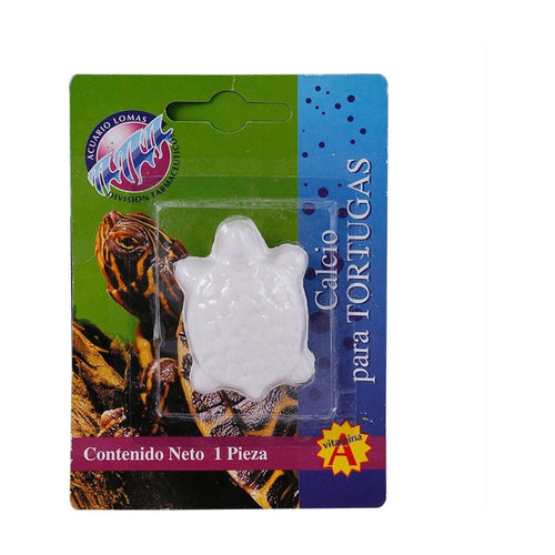 Lomas calcio con vitamina A para tortugas, bloque en forma de tortuga