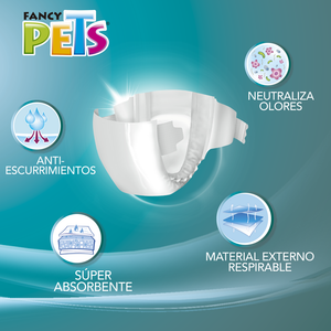 PAÑALES PARA PERRO XCH 12 PZAS FANCY PETS