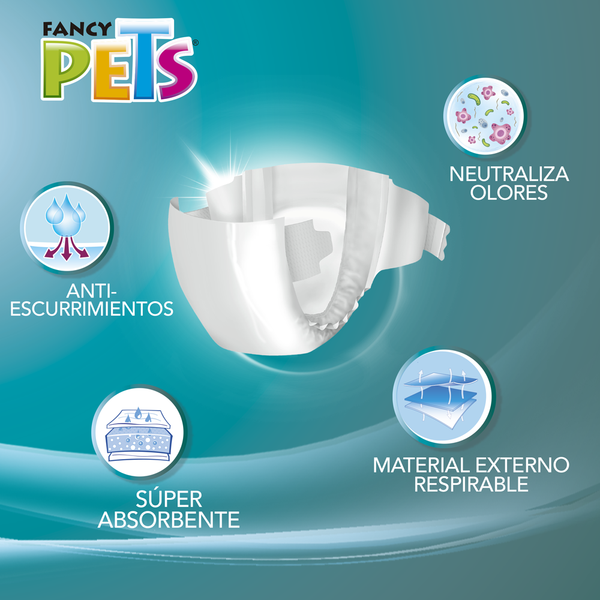 PAÑALES PARA PERRO XCH 12 PZAS FANCY PETS